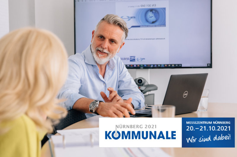 Logo Nürnberg 2021 Kommunale Messezentrum Nürnberg, 20.-21.10.2021 Wir sind dabei!