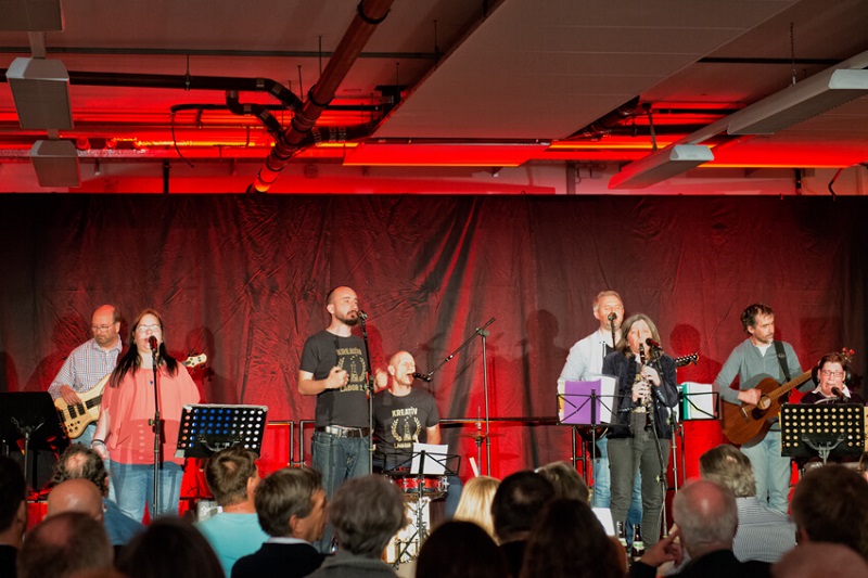 Pfennigparaden Band Kreativ Labor auf der Bühne