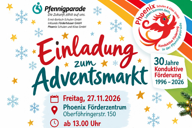 Plakatausschnitt Einladung zum Adventsmarkt